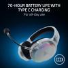 imageRazer Barracuda X Chroma Wireless Gaming Headset 24GHz Wireless ampamp Bluetooth  Lightweight  RGB  40mm Drivers  Cardioid Mic  70 Hr Battery  For PC Mac PS5 Switch 2 Smartphone  Phantom WhitePhantom White