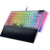 imageRazer BlackWidow V4 75 Mechanical Gaming Keyboard HotSwappable Design  Compact ampamp Durable  Orange Tactile Switches  Chroma RGB  MF Roller ampamp Media Keys  Comfortable Wrist Rest  Phantom WhitePhantom White