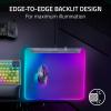 imageRazer Firefly V2 Pro Fully Illuminated RGB Gaming Mouse Mat Backlit Design  15 Zone Chroma Lighting  USB 20 Port  Detachable USB Type C Cable  Micro Textured Surface  Anti Slip BasePhantom White