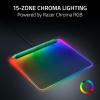 imageRazer Firefly V2 Pro Fully Illuminated RGB Gaming Mouse Mat Backlit Design  15 Zone Chroma Lighting  USB 20 Port  Detachable USB Type C Cable  Micro Textured Surface  Anti Slip BasePhantom Green