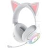 imageRazer Kraken Kitty V3 Pro Wireless RGB Gaming Headset Chroma RGB Kitty Ears  24 GHz Bluetooth 53 USB A  Super Wideband Mic  40mm Drivers  THX Spatial Audio  Comfortable Ear Cushions  WhiteMercury White
