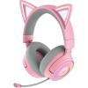 imageRazer Kraken Kitty V3 Pro Wireless RGB Gaming Headset Chroma RGB Kitty Ears  24 GHz Bluetooth 53 USB A  Super Wideband Mic  40mm Drivers  THX Spatial Audio  Comfortable Ear Cushions  WhiteQuartz Pink