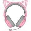 imageRazer Kraken Kitty V3 Pro Wireless RGB Gaming Headset Chroma RGB Kitty Ears  24 GHz Bluetooth 53 USB A  Super Wideband Mic  40mm Drivers  THX Spatial Audio  Comfortable Ear Cushions  WhiteQuartz Pink