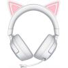 imageRazer Kraken Kitty V3 Pro Wireless RGB Gaming Headset Chroma RGB Kitty Ears  24 GHz Bluetooth 53 USB A  Super Wideband Mic  40mm Drivers  THX Spatial Audio  Comfortable Ear Cushions  WhiteMercury White