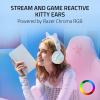 imageRazer Kraken Kitty V3 Pro Wireless RGB Gaming Headset Chroma RGB Kitty Ears  24 GHz Bluetooth 53 USB A  Super Wideband Mic  40mm Drivers  THX Spatial Audio  Comfortable Ear Cushions  WhiteMercury White