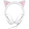 imageRazer Kraken Kitty V3 X Wired Gaming Headset Kitty Ears  HyperClear Cardioid Mic  40 mm Drivers  71 Surround Sound  Comfy Ear Cushions  CrossPlatform via 35mm PC PS5 Xbox Switch 2  BlackMercury White