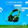 imageRazer Kraken V4 X Wired Gaming Headset 40 mm Drivers  Cardioid Mic  Memory Foam Cushions  Chroma RGB Lighting  Type C ampamp Type A Cable  for PC Mac PS5 Nintendo Switch  Minecraft EditionMinecraft Edition