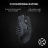 imageRazer Naga V2 HyperSpeed Wireless MMO Gaming Mouse 19 Programmable Buttons  HyperScroll Technology  Focus Pro 30K Optical Sensor  Mechanical Mouse Switches Gen2  Up to 400 Hr Battery LifeNaga V2 HyperSpeed