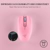 imageRazer Orochi V2 Mobile Wireless Gaming Mouse Ultra Lightweight  2 Wireless Modes  Up to 950hrs Battery Life  Mechanical Mouse Switches  5G Advanced 18K DPI Optical Sensor  Classic BlackQuartz Pink