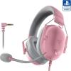 imageRazer BlackShark V2 X Gaming Headset 71 Surround Sound  50mm Drivers  Memory Foam Cushion  for PC PS4 PS5 Switch  35mm Audio Jack  GreenQuartz Pink