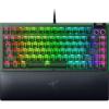 imageRazer BlackWidow V4 75 Mechanical Gaming Keyboard HotSwappable Design  Compact ampamp Durable  Orange Tactile Switches  Chroma RGB  MF Roller ampamp Media Keys  Comfortable Wrist Rest  Phantom WhitePhantom Green
