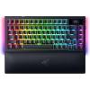 imageRazer BlackWidow V4 Pro Wired Mechanical Gaming Keyboard Green Switches Tactile ampamp Clicky  Doubleshot ABS Keycaps  Command Dial  Chroma RGB  Magnetic Wrist Rest  Snap TapBlackWidow V4 Pro 75