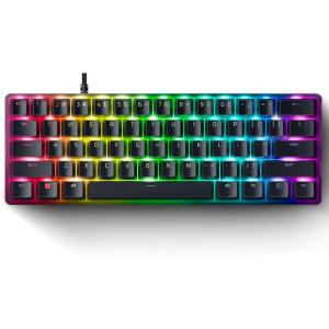 imageRazer Huntsman Mini 60 Gaming Keyboard Clicky Optical Switches  Rapid Trigger Mode  Chroma RGB Lighting  PBT Keycaps  Onboard Memory  Snap Tap  Classic BlackClassic Black