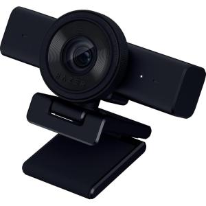 imageRazer Kiyo V2 X Streaming Webcam 1440p 60 FPS  Auto Focus  Builtin Microphone  Wide Angle Lense  Integrated Privacy Shutter  Works with OBS Xsplit Streamlabs Discord Zoom Teams  Black