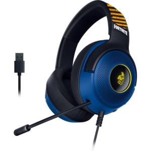 imageRazer Kraken V3 HyperSense Wired USB Gaming Headset wHaptic Technology Triforce Titanium 50mm Drivers  THX Spatial Audio  Hybrid Fabric ampamp Leatherette Memory Foam Cushions  Detachable MicFortnite Edition