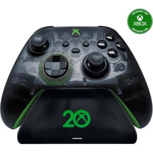 imageRazer Universal Quick Charging Stand for Xbox Series XS Magnetic Secure Charging  Perfectly Matches Xbox Wireless Controllers  USB Powered  Electric Volt Controller Sold SeparatelyXbox 20th Anniversary