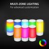 imageRazer Aether Lamp Pro MultiZone RGB LED Lighting  Touch Controls  Bluetooth  Game ampamp Music Sync  Works with Amazon Alexa Google Home  Razer Gamer Room App for Unified Control