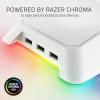 imageRazer Base Station V2 Chroma Headphone Headset Stand Holder Chroma RGB Lighting  Taller Stand ampamp AntiSlip Ledge  USB Charging Ports  AntiSlip Rubber Base  35mm Port  Builtin DAC  BlackMercury White