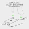 imageRazer Base Station V2 Chroma Headphone Headset Stand Holder Chroma RGB Lighting  Taller Stand ampamp AntiSlip Ledge  USB Charging Ports  AntiSlip Rubber Base  35mm Port  Builtin DAC  BlackMercury White