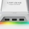 imageRazer Base Station V2 Chroma Headphone Headset Stand Holder Chroma RGB Lighting  Taller Stand ampamp AntiSlip Ledge  USB Charging Ports  AntiSlip Rubber Base  35mm Port  Builtin DAC  BlackMercury White
