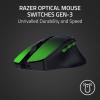 imageRazer Basilisk Mobile Portable Ergonomic Wireless Gaming Mouse 10 Programmable Controls HyperScroll  Optical Switches Gen3  Long Battery Life  AI Prompt  24 GHz Bluetooth USB C