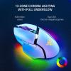 imageRazer Basilisk V3 Pro Customizable Wireless Gaming Mouse Fast Optical Switches Gen3  HyperScroll Tilt Wheel  Chroma RGB  11 Programmable Buttons  Focus Pro 30K Optical Sensor  WhiteWhite
