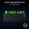 imageRazer BlackWidow V4 Low Profile HyperSpeed Wireless Gaming Keyboard Orange Mechanical Switches  24GHz Wireless ampamp Bluetooth  MultiFunction Roller  11 Control Buttons  Long Battery LifeYellow Linear Switches