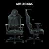 imageRazer Enki Gaming Chair AllDay Comfort  Builtin Lumbar Arch  Optimized Cushion Density  DualTextured EcoFriendly Synthetic Leather  Reactive Seat Tilt ampamp 152Degree Recline  PinkBlackGreen