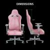 imageRazer Enki Gaming Chair AllDay Comfort  Builtin Lumbar Arch  Optimized Cushion Density  DualTextured EcoFriendly Synthetic Leather  Reactive Seat Tilt ampamp 152Degree Recline  PinkQuartz