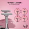 imageRazer Enki Gaming Chair AllDay Comfort  Builtin Lumbar Arch  Optimized Cushion Density  DualTextured EcoFriendly Synthetic Leather  Reactive Seat Tilt ampamp 152Degree Recline  PinkQuartz