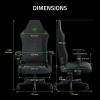 imageRazer Iskur V2 X Ergonomic Gaming Chair Builtin Lumbar Support  Widened Seat  High Density Foam Cushions  Adjustable 152 Degree Recline  2D Armrests  Plush Fabric Finish  Light Gray EditionBlack