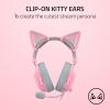 imageRazer Kitty Ears V2 Clipon Kitty Ears for Headsets Gaming Headphones  Universal Fit  Versatile Adjustable Straps  Lightweight Sillicone  Durable ampamp Comfortable  Quartz PinkQuartz Pink