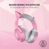 imageRazer Kraken BT Kitty Edition Bluetooth 5040ms Low Latency Connection  CustomTuned 40mm Drivers  Beamforming Microphone  Powered Chroma  Quartz PinkHeadset