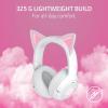 imageRazer Kraken Kitty V2 BT Wireless RGB Headset Chroma RGB Kitty Ears ampamp Earcups  Bluetooth 5240 mm Drivers  NoiseCancelling Mics  Lightweight  40 Hr Battery wType C Charging  BlackWhite