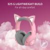 imageRazer Kraken Kitty V2 BT Wireless RGB Headset Chroma RGB Kitty Ears ampamp Earcups  Bluetooth 5240 mm Drivers  NoiseCancelling Mics  Lightweight  40 Hr Battery wType C Charging  BlackQuartz Pink
