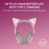 imageRazer Kraken Kitty V2 BT Wireless RGB Headset Chroma RGB Kitty Ears ampamp Earcups  Bluetooth 5240 mm Drivers  NoiseCancelling Mics  Lightweight  40 Hr Battery wType C Charging  BlackQuartz Pink