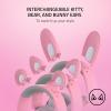 imageRazer Kraken Kitty V2 Pro Wired RGB Headset Interchangeable Ears Kitty Bear Bunny  Stream Reactive Lighting  Detachable HyperClear Cardioid Mic  50mm Drivers  71 Surround Sound  BlackQuartz Pink