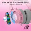 imageRazer Kraken Kitty V2 Pro Wired RGB Headset Interchangeable Ears Kitty Bear Bunny  Stream Reactive Lighting  Detachable HyperClear Cardioid Mic  50mm Drivers  71 Surround Sound  BlackQuartz Pink