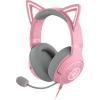 imageRazer Kraken Kitty V2 USB Wired Headset Chroma RGB Kitty Ears  Stream Reactive Lighting  HyperClear Cardioid Mic  40 mm Drivers  71 Surround Sound  Comfortable Ear Cushions  WhiteQuartz Pink
