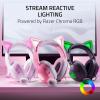 imageRazer Kraken Kitty V2 USB Wired Headset Chroma RGB Kitty Ears  Stream Reactive Lighting  HyperClear Cardioid Mic  40 mm Drivers  71 Surround Sound  Comfortable Ear Cushions  WhiteWhite