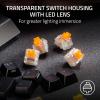 imageRazer Mechanical Switches Replacement Pack for Gaming Keyboard Gen3 Orange Tactile Switches  20mm Actuation Point at 50g  Transparent Housing  3 Pin  BoxStyle Cross Stem  36 pcsOrange Switches  Silent Tactile