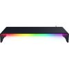 imageRazer Monitor Stand Chroma 4 Port Hub  USB A 32 USB C 32 HDMI 20  Ergonomic Height  Durable Aluminum Supports Up to 44 lbs  Organize Storage Shelf  Remappable RGB Buttons  Chroma RGB