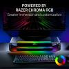 imageRazer Monitor Stand Chroma 4 Port Hub  USB A 32 USB C 32 HDMI 20  Ergonomic Height  Durable Aluminum Supports Up to 44 lbs  Organize Storage Shelf  Remappable RGB Buttons  Chroma RGB