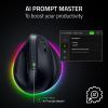 imageRazer Pro Click V2 Vertical Wireless Mouse 6 Button Ergonomic Design  One Click AI Prompt  Supports Windows ampamp Mac  Multi Device Connectivity via 24GHz Bluetooth or USB C Wired Mode  Chroma RGBPro Click V2 Vertical