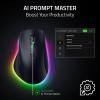 imageRazer Pro Click V2 Vertical Wireless Mouse 6 Button Ergonomic Design  One Click AI Prompt  Supports Windows ampamp Mac  Multi Device Connectivity via 24GHz Bluetooth or USB C Wired Mode  Chroma RGBPro Click V2
