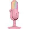 imageRazer Seiren V3 Chroma RGB USB Microphone Stream ampamp Game Reactive Lighting  TaptoMute Sensor  Condenser Mic  Digital Gain Limiter ampamp Shock Absorber  PC Discord OBS Studio XSplit  BlackQuartz Pink