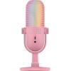imageRazer Seiren V3 Chroma RGB USB Microphone Stream ampamp Game Reactive Lighting  TaptoMute Sensor  Condenser Mic  Digital Gain Limiter ampamp Shock Absorber  PC Discord OBS Studio XSplit  BlackQuartz Pink