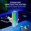 imageRazer Seiren V3 Chroma RGB USB Microphone Stream ampamp Game Reactive Lighting  TaptoMute Sensor  Condenser Mic  Digital Gain Limiter ampamp Shock Absorber  PC Discord OBS Studio XSplit  BlackWhite