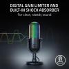 imageRazer Seiren V3 Chroma RGB USB Microphone Stream ampamp Game Reactive Lighting  TaptoMute Sensor  Condenser Mic  Digital Gain Limiter ampamp Shock Absorber  PC Discord OBS Studio XSplit  BlackBlack