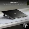 imageRazer Skin Vinyl Laptop Wrap MacBook Pro 133M Cast Vinyl  Premium Textured Finish  Scratch ampamp WaterResistant  Easy to Apply  Full Wrap  Brushed Metal  BlackBlack Metal